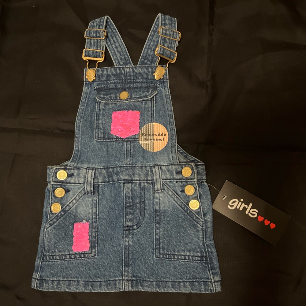Toddler 2T overall/skirt  denim